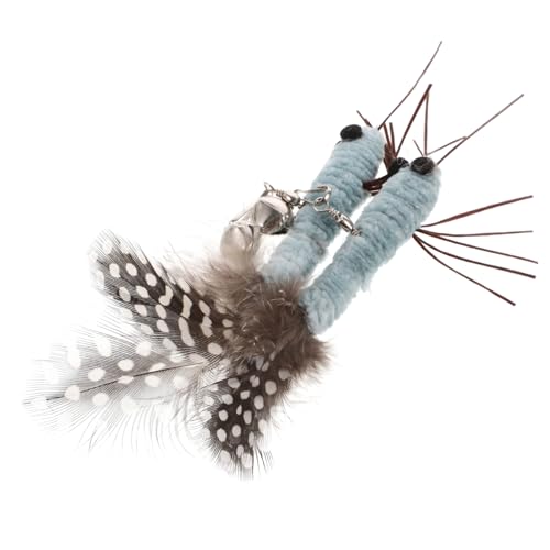 Kichvoe 2 Stück Teiliges Katzenspielzeug mit Federn Interaktives Insekten Teaser Ersatzset Leichtes Katzenangel Zubehör für Mehr Bewegung und Spielspaß Drinnen und Draußen Kichvoe 2 Stück Teiliges Katzenspielzeug mit Federn Interaktives Insekten Teaser Ersatzset Leichtes Katzenangel Zubehör für Mehr Bewegung und Spielspaß Drinnen und Draußen von Kichvoe