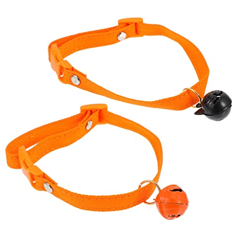 Kichvoe 2 Stück Verstellbares Katzen und Hundehalsband mit Kürbis und Geisteranhänger für Halloween Kostüme Süßes Haustierhalsband Geeignet für Parties und Kichvoe 2 Stück Verstellbares Katzen und Hundehalsband mit Kürbis und Geisteranhänger für Halloween Kostüme Süßes Haustierhalsband Geeignet für Parties und von Kichvoe
