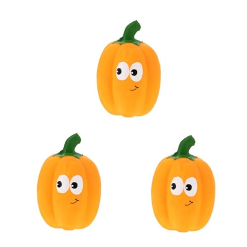 Kichvoe 3 Stck. Hundespielzeug aus Latex Lustiges und Kreatives Geräuschspielzeug Kürbisform für Haustiere zur Beschäftigung Langeweile Beißen und für Halloween für Kichvoe 3 Stck. Hundespielzeug aus Latex Lustiges und Kreatives Geräuschspielzeug Kürbisform für Haustiere zur Beschäftigung Langeweile Beißen und für Halloween für von Kichvoe