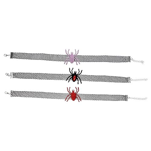 Kichvoe 3 Stücke Teiliges Verstellbares Katzenhalsband mit Halloween Spinnen für Haustiere für Halloween Fotoshootings und Festliche Anlässe Kichvoe 3 Stücke Teiliges Verstellbares Katzenhalsband mit Halloween Spinnen für Haustiere für Halloween Fotoshootings und Festliche Anlässe von Kichvoe