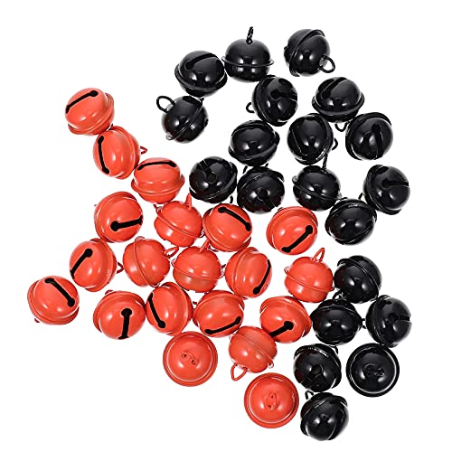 Kichvoe 40 Stück Bunte Metallglocken für DIY Haustierhalsband Runde Glocken Orange und Schwarz für Weihnachtsdekoration und Kreative Bastelprojekte Kichvoe 40 Stück Bunte Metallglocken für DIY Haustierhalsband Runde Glocken Orange und Schwarz für Weihnachtsdekoration und Kreative Bastelprojekte von Kichvoe