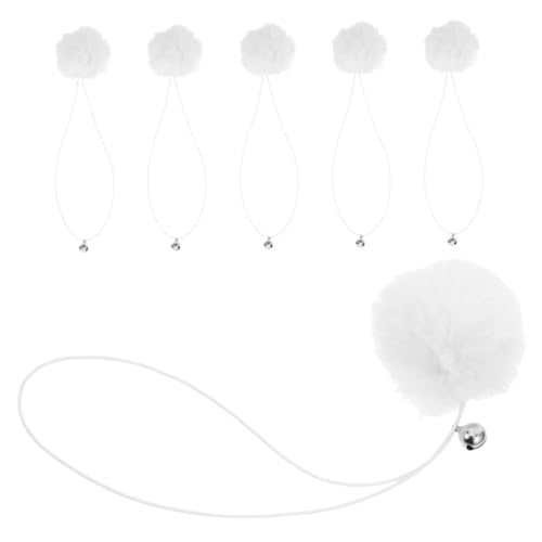 Kichvoe 6 Stück Teiliges Katzenspielzeug mit Glocken Ersatzbällen für Kratzbäume Interaktive Hängende Katzenbälle Stimuliert Katzenaktivität und Sicher und Vielseitig Einsetzbar von Kichvoe