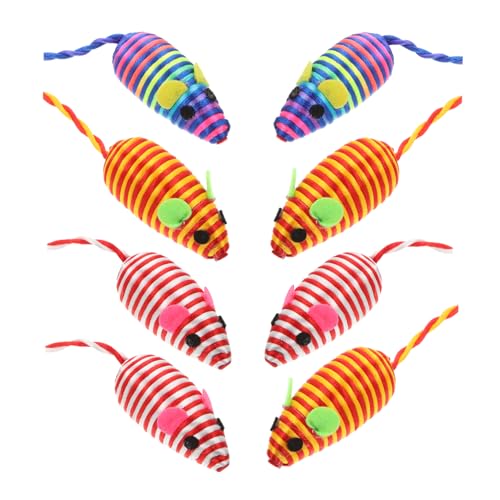 Kichvoe 8 Stück Teiliges Katzenspielzeug Bunte Geflochtene mit Langem Kleines Katzenspielzeug für Aktive Katzen und Kätzchen Fördert Bewegung und Beschäftigung Robustes Material Kichvoe 8 Stück Teiliges Katzenspielzeug Bunte Geflochtene mit Langem Kleines Katzenspielzeug für Aktive Katzen und Kätzchen Fördert Bewegung und Beschäftigung Robustes Material von Kichvoe