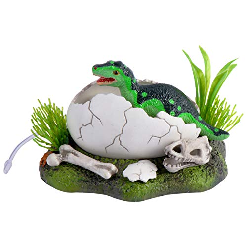Kichvoe Aquarium Dekoration Dinosaurier Luftblubber Ornament Wasserspielzeug für Fischtank Resinschädel Sicheres und Ansprechendes Habitat für Fische für Wohnzimmer und Schlafzimmer Kichvoe Aquarium Dekoration Dinosaurier Luftblubber Ornament Wasserspielzeug für Fischtank Resinschädel Sicheres und Ansprechendes Habitat für Fische für Wohnzimmer und Schlafzimmer von Kichvoe