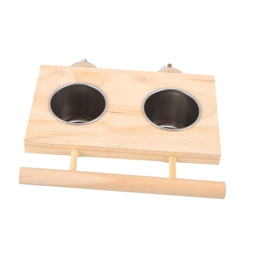 Kichvoe Edelstahl Vogel Futternapf mit Ständer Parrot Food Feeder für Käfig Kleines Vogelfutterhalter Einfach zu Reinigen Praktisch für Papageien und Wellensittiche Kichvoe Edelstahl Vogel Futternapf mit Ständer Parrot Food Feeder für Käfig Kleines Vogelfutterhalter Einfach zu Reinigen Praktisch für Papageien und Wellensittiche von Kichvoe