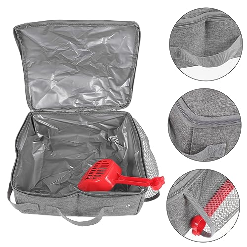 Kichvoe Faltbare Tragbare Katzenstreu Box aus Wasserdichtem Oxford Leichtes Robustes Katzenklo für Reisen und Zuhause mit Praktischem Klappdesign für Katzenkomfort Kichvoe Faltbare Tragbare Katzenstreu Box aus Wasserdichtem Oxford Leichtes Robustes Katzenklo für Reisen und Zuhause mit Praktischem Klappdesign für Katzenkomfort von Kichvoe