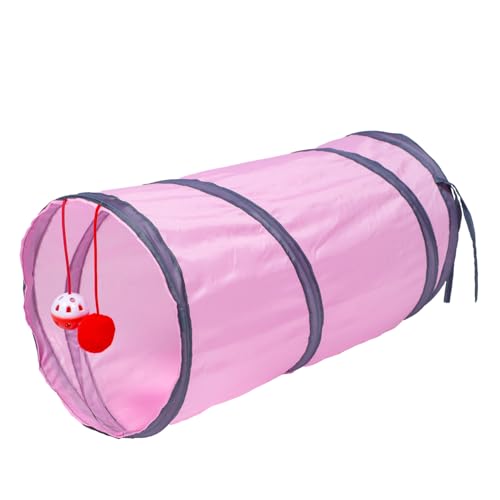 Kichvoe Faltbarer Katzentunnel aus Langlebigem Polyester Interaktives und Rückzugsort für Katzen und Kätzchen Leicht und Platzsparend für Indoor Katzen zur Selbstbeschäftigung und Kichvoe Faltbarer Katzentunnel aus Langlebigem Polyester Interaktives und Rückzugsort für Katzen und Kätzchen Leicht und Platzsparend für Indoor Katzen zur Selbstbeschäftigung und von Kichvoe