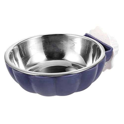 Kichvoe Hängende Hundenäpfe für Hunde und Katzen Abnehmbare Futterschüssel für Käfige für Futter und Wasser Kleine Stilvolles Design Blau Kichvoe Hängende Hundenäpfe für Hunde und Katzen Abnehmbare Futterschüssel für Käfige für Futter und Wasser Kleine Stilvolles Design Blau von Kichvoe
