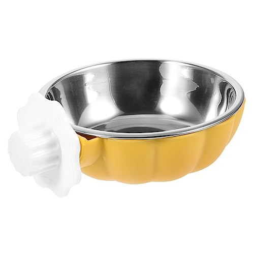 Kichvoe Hängender Hund und Katzenfutternapf Abnehmbarer Rutschfester Wassernapf im Kürbis Design für Kleine Haustiere für Käfige Leicht zu Reinigen Langlebig und Praktisch Kichvoe Hängender Hund und Katzenfutternapf Abnehmbarer Rutschfester Wassernapf im Kürbis Design für Kleine Haustiere für Käfige Leicht zu Reinigen Langlebig und Praktisch von Kichvoe