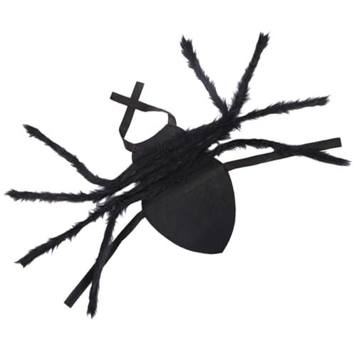 Kichvoe Halloween Haustierkostüm Verstellbares Spider Harness für Hunde und Katzen für Fotoshootings und Lustiges Cosplay Accessoire mit Realistischer Spinnenoptik Kichvoe Halloween Haustierkostüm Verstellbares Spider Harness für Hunde und Katzen für Fotoshootings und Lustiges Cosplay Accessoire mit Realistischer Spinnenoptik von Kichvoe