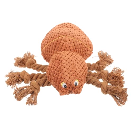 Kichvoe Halloween Hundespielzeug Spider Interaktives Kauspielzeug aus Baumwollseil für Welpen für Beschäftigung und Zahnpflege Braun für Tägliche Unterhaltung und Bewegung Kichvoe Halloween Hundespielzeug Spider Interaktives Kauspielzeug aus Baumwollseil für Welpen für Beschäftigung und Zahnpflege Braun für Tägliche Unterhaltung und Bewegung von Kichvoe
