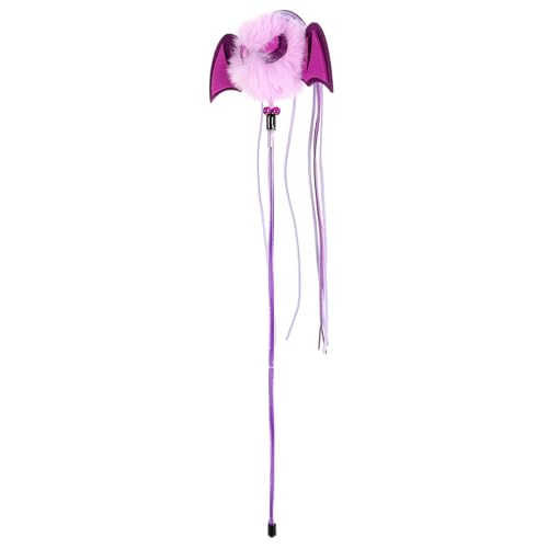 Kichvoe Halloween Katzenangel Stick Lustiges Katzenspielzeug mit Interaktive Spielzeugangel für Katzen für Jagd und Spiel Fördert die Bindung zwischen Tier und Halter Kichvoe Halloween Katzenangel Stick Lustiges Katzenspielzeug mit Interaktive Spielzeugangel für Katzen für Jagd und Spiel Fördert die Bindung zwischen Tier und Halter von Kichvoe