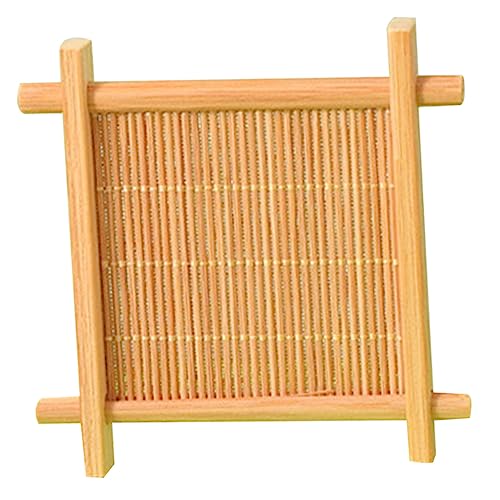 Kichvoe Hamster Kühlmatte aus Bambus Hitzeableitende Langlebige Sommer Schlafunterlage für Kleine Hamster und Kleintiere rutschfest Atmungsaktiv für Käfig und Boden von Kichvoe