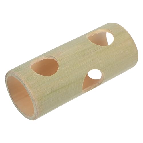 Kichvoe Hamster Tunnel Versteck aus Natürlichem Handgefertigtes Kleintier Spielhaus für Meerschweinchen und Zwerghamster Sicherer Rückzugsort und Kauspielzeug Mittelgroß von Kichvoe