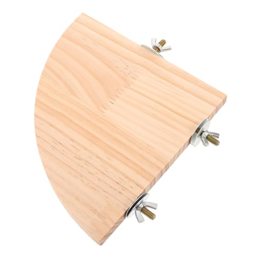 Kichvoe Holz Vogelstand Fan Form Halb Vogelspielplatz Vogelkäfig Zubehör Papagei Nymphensittich Wellensittich Haustier Käfig Sitzbrett für Klettern und Kauen Kichvoe Holz Vogelstand Fan Form Halb Vogelspielplatz Vogelkäfig Zubehör Papagei Nymphensittich Wellensittich Haustier Käfig Sitzbrett für Klettern und Kauen von Kichvoe