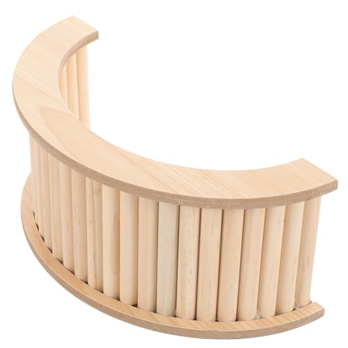 Kichvoe Holzbrücke für Kleintiere Mittelgroß Nagersicheres Kletterspielzeug für Meerschweinchen Kaninchen und Chinchillas Strapazierfähige Platzsparende Haustier Rampe für Käfigspaß und Kichvoe Holzbrücke für Kleintiere Mittelgroß Nagersicheres Kletterspielzeug für Meerschweinchen Kaninchen und Chinchillas Strapazierfähige Platzsparende Haustier Rampe für Käfigspaß und von Kichvoe
