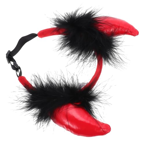 Kichvoe Hundekopfschmuck für Haustiere Lustiges Halloween Stirnband mit Bunten Hörnern für Partys Fotoshootings und Feiertage Sorgt für und Wärme Kichvoe Hundekopfschmuck für Haustiere Lustiges Halloween Stirnband mit Bunten Hörnern für Partys Fotoshootings und Feiertage Sorgt für und Wärme von Kichvoe
