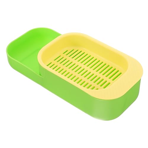 Kichvoe Hydroponische Katzengras Pflanzbox aus Praktische Pflegeleichte Wassersparende Indoor Katzenminze Anzuchtbox für Gesundes Katzenleckerli Zuhause von Kichvoe