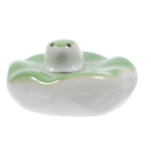Kichvoe Keramik Aquarium Ornament Schwimmende Tierfigur Fischbecken Dekoration Kreatives Fischbecken Landschafts-deko für Gartenteich und Aquarium von Kichvoe