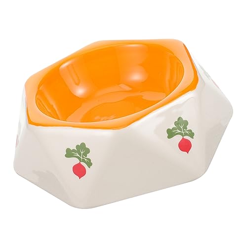 Kichvoe Keramik Futternapf für Hamster und Kleintiere Sechseckige rutschfeste Schale Auslaufsicheres Design gegen Umkippen Leicht zu Reinigen für Chinchilla Kaninchen und Mäuse Kichvoe Keramik Futternapf für Hamster und Kleintiere Sechseckige rutschfeste Schale Auslaufsicheres Design gegen Umkippen Leicht zu Reinigen für Chinchilla Kaninchen und Mäuse von Kichvoe