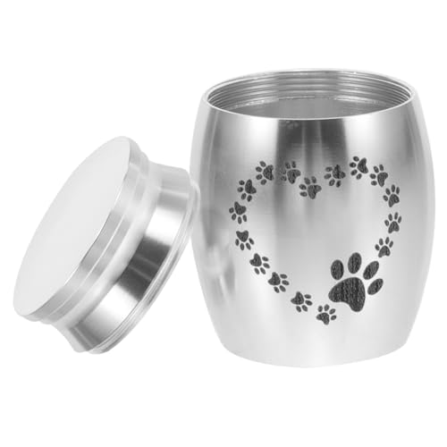 Kichvoe Kleine Haustierurne aus Legiertem Material Cremationsurne für Hunde und Katzen Handlich und Tragbar Glatte Oberfläche Edles Design zur Sicheren Aufbewahrung von und Erinnerungen Kichvoe Kleine Haustierurne aus Legiertem Material Cremationsurne für Hunde und Katzen Handlich und Tragbar Glatte Oberfläche Edles Design zur Sicheren Aufbewahrung von und Erinnerungen von Kichvoe
