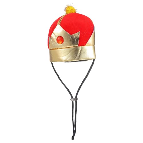 Kichvoe Königliche Katzen und Hundemütze Verstellbarer Hut für Haustiere Kostüm Accessoire für Wiederverwendbar und Bequem Perfektes Outfit für Halloween und Andere Feierlichkeiten Kichvoe Königliche Katzen und Hundemütze Verstellbarer Hut für Haustiere Kostüm Accessoire für Wiederverwendbar und Bequem Perfektes Outfit für Halloween und Andere Feierlichkeiten von Kichvoe