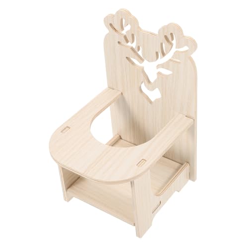 Kichvoe Komfortabler Miniatur Holzstuhl für Hamster und Kleintiere Praktischer Futterstuhl und Ruheplatz Leichter Tragbarer Sitz für Meerschweinchen Mäuse Igel und Kleine Haustiere Kichvoe Komfortabler Miniatur Holzstuhl für Hamster und Kleintiere Praktischer Futterstuhl und Ruheplatz Leichter Tragbarer Sitz für Meerschweinchen Mäuse Igel und Kleine Haustiere von Kichvoe