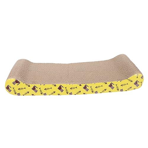 Kichvoe Kratzbrett für Katzen Indoor Langlebiges Katzenspielzeug Kratzmatte aus Wellpappe für Kätzchen zum Krallenwetzen und Möbel Schutz Kichvoe Kratzbrett für Katzen Indoor Langlebiges Katzenspielzeug Kratzmatte aus Wellpappe für Kätzchen zum Krallenwetzen und Möbel Schutz von Kichvoe