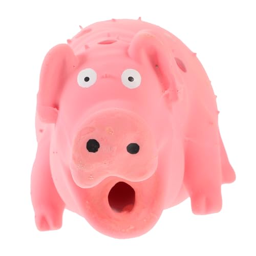 Kichvoe Latex Hundespielzeug mit Quietscher Robustes Schwein Design Zahnreinigend und Langlebig für Welpen und Hunde Vielseitig für Indoor und Outdoor Training Geeignet Kichvoe Latex Hundespielzeug mit Quietscher Robustes Schwein Design Zahnreinigend und Langlebig für Welpen und Hunde Vielseitig für Indoor und Outdoor Training Geeignet von Kichvoe