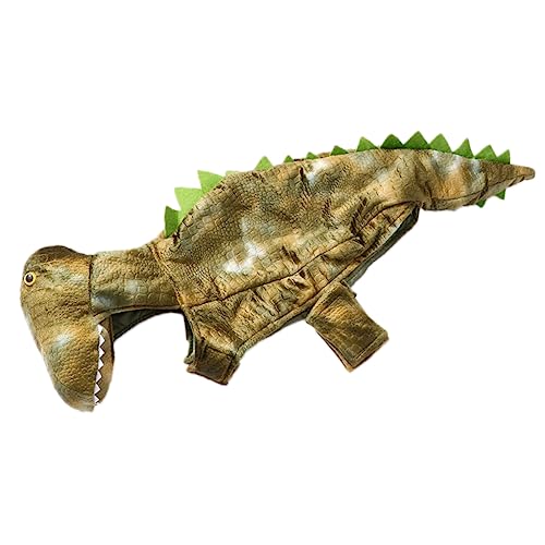 Kichvoe Lustiges Dinosaurier Kostüm für Haustiere Warmes Halloween Outfit für Kleine Hunde für und Familienfotos Bequem und für Wintertage Kichvoe Lustiges Dinosaurier Kostüm für Haustiere Warmes Halloween Outfit für Kleine Hunde für und Familienfotos Bequem und für Wintertage von Kichvoe