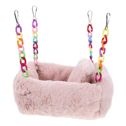 Kichvoe Meerschweinchen Bett aus Baumwolle Warmes Hamster Hängematte Kuschelhängematte für Kleine Nager Bequemes Hamsterzubehör für Käfige Hängematte für Chinchillas und Kleintiere von Kichvoe