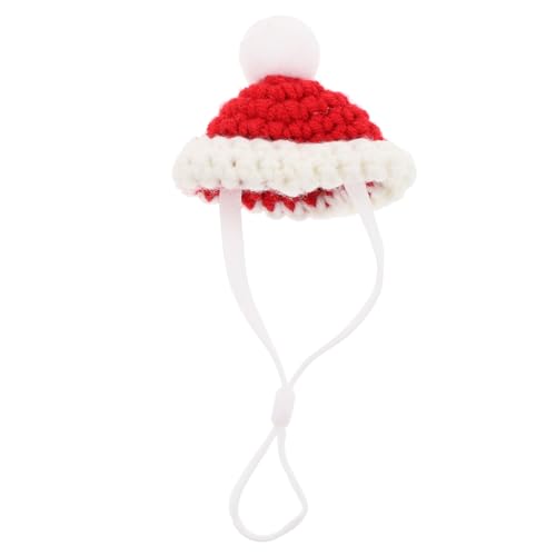 Kichvoe Mini Strickmütze für Kleintiere Dekorativer Hut für Hamster Igel und Bartagamen für Halloween und Besondere Anlässe aus Bequemen Materialien Gefertigt mit Verstellbarem Design für von Kichvoe