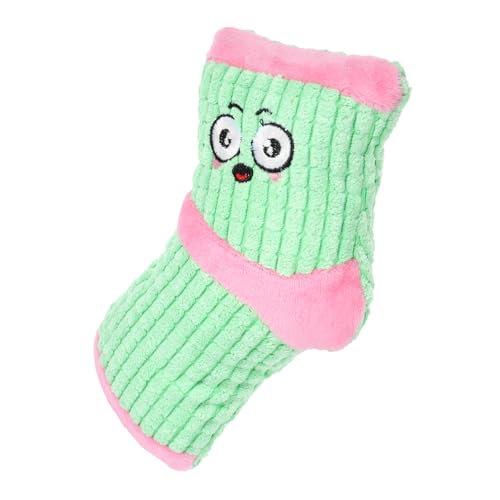 Kichvoe Plüsch Hundespielzeug Quietschend Cartoon Socke Form Kleines Kauspielzeug für Welpen Interaktives Beißspielzeug Fördert Bewegung und Spielspaß Kichvoe Plüsch Hundespielzeug Quietschend Cartoon Socke Form Kleines Kauspielzeug für Welpen Interaktives Beißspielzeug Fördert Bewegung und Spielspaß von Kichvoe