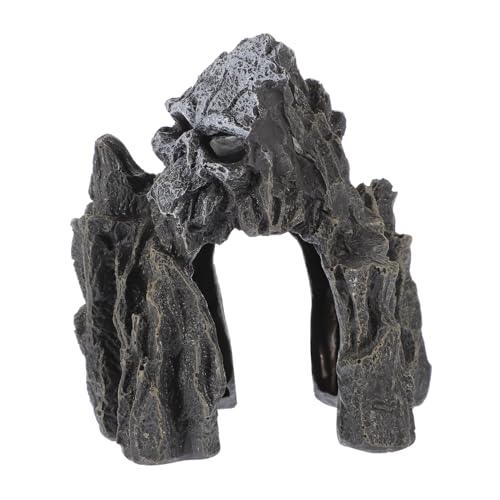 Kichvoe Resin Skull Mountain Cave Aquarium Decor Einzigartige Unterwasserlandschaft für Aquarien und Terrarien Sicher für Fische und Reptilien Lebensechte Gestaltung Dekoratives Habitat Kichvoe Resin Skull Mountain Cave Aquarium Decor Einzigartige Unterwasserlandschaft für Aquarien und Terrarien Sicher für Fische und Reptilien Lebensechte Gestaltung Dekoratives Habitat von Kichvoe
