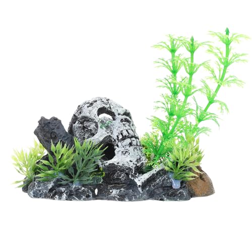 Kichvoe Terrarium Skull Dekorative Figur für Reptilienverstecke für Aquarium und Terrarium Schnelle Trocknung Pflegeleicht Lebensecht für Geckos und Andere Haustiere Kichvoe Terrarium Skull Dekorative Figur für Reptilienverstecke für Aquarium und Terrarium Schnelle Trocknung Pflegeleicht Lebensecht für Geckos und Andere Haustiere von Kichvoe