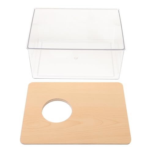 Kichvoe Transparente Hamster Sandbad Box mit Multifunktionalem Design als Sandbad und Toilette Leicht zu Reinigen Beobachten Geeignet für Hamster Meerschweinchen Chinchillas und Kleintiere Kichvoe Transparente Hamster Sandbad Box mit Multifunktionalem Design als Sandbad und Toilette Leicht zu Reinigen Beobachten Geeignet für Hamster Meerschweinchen Chinchillas und Kleintiere von Kichvoe
