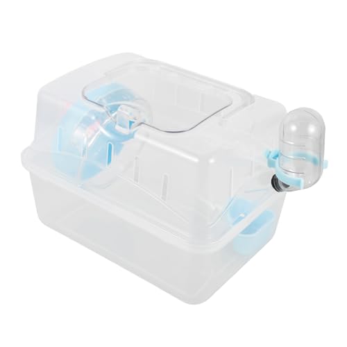 Kichvoe Transparenter Hamster Transportkäfig aus Robustem Tragbare Kleintier Tragebox mit Multifunktionalem Design für Ausflüge Wanderungen und Reisen mit Kleinen Haustieren Kichvoe Transparenter Hamster Transportkäfig aus Robustem Tragbare Kleintier Tragebox mit Multifunktionalem Design für Ausflüge Wanderungen und Reisen mit Kleinen Haustieren von Kichvoe