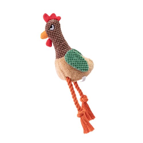 Baumwollseile Hundespielzeug Plüsch Mit Gebauten Quietschern Für Innenunterhaltung Outdoor Spielespiel Für Kinderkrankheiten Beigender Kauer Resistentes Hundeseil von KieTeiiK