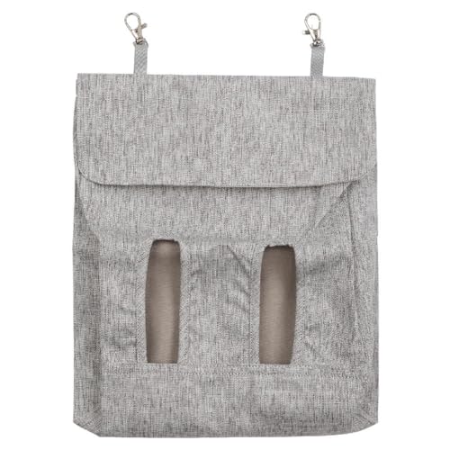 Futtertasche zum Aufhängen, mit einem Loch, Design für Kaninchen, kleine Haustiere, leicht zu reinigen, faltbare Tasche, Futterspender für kleine und große Kaninchen von KieTeiiK