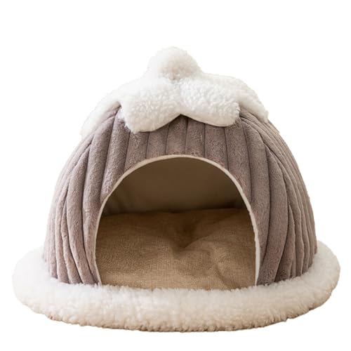 Geschlossenes Kürbis-Haustier-Katzenbett, warme Katzenkissen, Katzenhaus, warmer Katzenkorb, Hunde-Katzennest, Zwinger für kleine Hunde und Katzen Geschlossenes Kürbis-Haustier-Katzenbett, warme Katzenkissen, Katzenhaus, warmer Katzenkorb, Hunde-Katzennest, Zwinger für kleine Hunde und Katzen von KieTeiiK