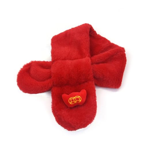 Haustier-Schal für Hunde, Plüsch-Schal, kreativ, Winter, warm, für Kätzchen, Hunde, Weihnachten, winddichte Kleidung Haustier-Schal für Hunde, Plüsch-Schal, kreativ, Winter, warm, für Kätzchen, Hunde, Weihnachten, winddichte Kleidung von KieTeiiK