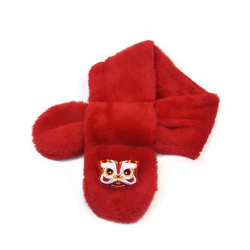 Haustier-Schal für Hunde, Plüsch-Schal, kreativ, Winter, warm, für Kätzchen, Hunde, Weihnachten, winddichte Kleidung Haustier-Schal für Hunde, Plüsch-Schal, kreativ, Winter, warm, für Kätzchen, Hunde, Weihnachten, winddichte Kleidung von KieTeiiK