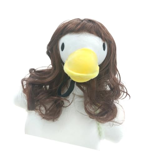 Hundeausstellung Frisur Langes Lockiges Dekoratives Accessoire Für Versammlungen Foto Requisiten Easy Wear Synthetic Stoff Gänse Stil Haustier Kostüm von KieTeiiK