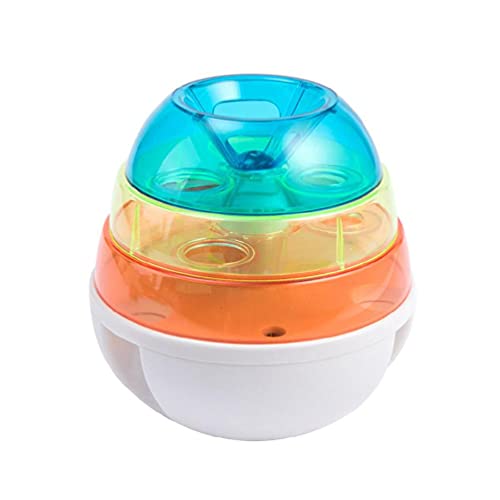 Interaktive Leckerli Ausgabe Langsamer Feeder Tierfutter Leckerei Ball Lustiges Trainingsspielzeug Tumbler Stil Für Kleine Und Mittelgroße Katzen Spielzeug Zum Auslaufen Von Hundefutter von KieTeiiK