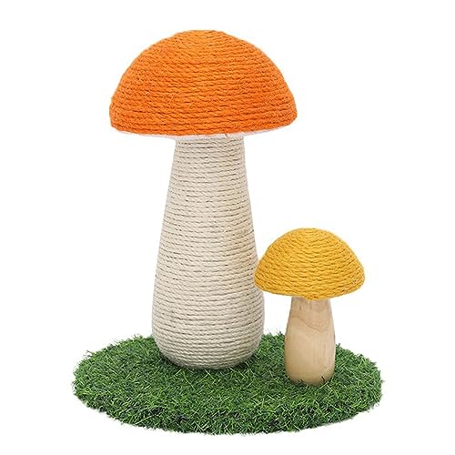 Kätzchen Katze Kratzbaum Schöne Pilz Form Sisal Seil Post Zähne Reinigung Katze Kauen Spielzeug Geschenk Für Indoor Sisal Seil Post von KieTeiiK