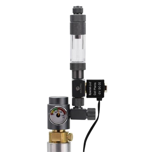 KieTeiiK Fortschrittlicher CO2-Regler-Magnetventil-Monitor und justieren Niveaus mit Leichtigkeit CO2-Blasen-Regler für Zuhause CO2-Regler Manometer von KieTeiiK