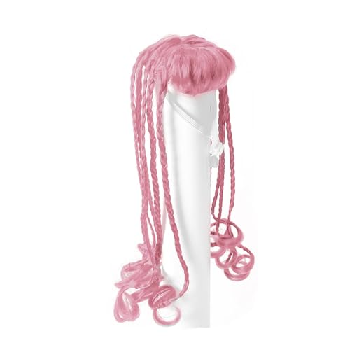 KieTeiiK Gänsehund Feier Kopfstück Lang Geflochtene Frisur Thematisches Outfit Synthetisches Haar Einfaches Geflochtenes Haarstück Für Haustier von KieTeiiK