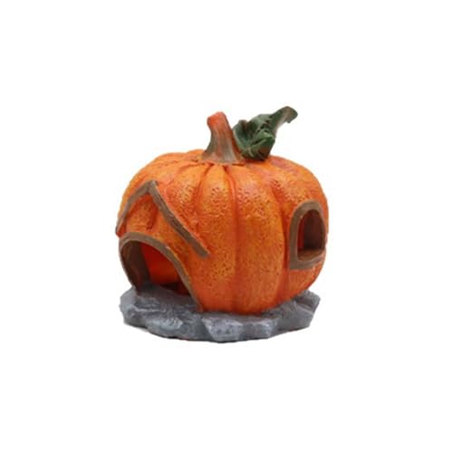 KieTeiiK Harzkürbis Aquarium Halloween Steinschmuck Für Fischtanks Sichere Lebensraumdesign Harze Unterwasser Halloween Dekore von KieTeiiK