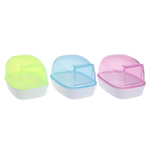 KieTeiiK Nette Zwerghamster Badezimmer Chinchilla Sauna Raum Kunststoff Sand Bad Haus Für Frettchen Igel Eichhörnchen Kleine Tiere Hamster Spielzeug Unter 5 Dollar von KieTeiiK