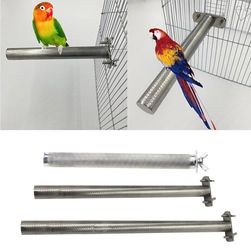 Vogelstange Edelstahlständer Kratzstab Papageienbesatz Schnabelspielzeug Stabile Scheuerstation Käfigzubehör 3 Größen Papageienstange Ständer Spielzeugplattform Für Kleine Mittelgroße Vögel Vogelstange Edelstahlständer Kratzstab Papageienbesatz Schnabelspielzeug Stabile Scheuerstation Käfigzubehör 3 Größen Papageienstange Ständer Spielzeugplattform Für Kleine Mittelgroße Vögel von KieTeiiK